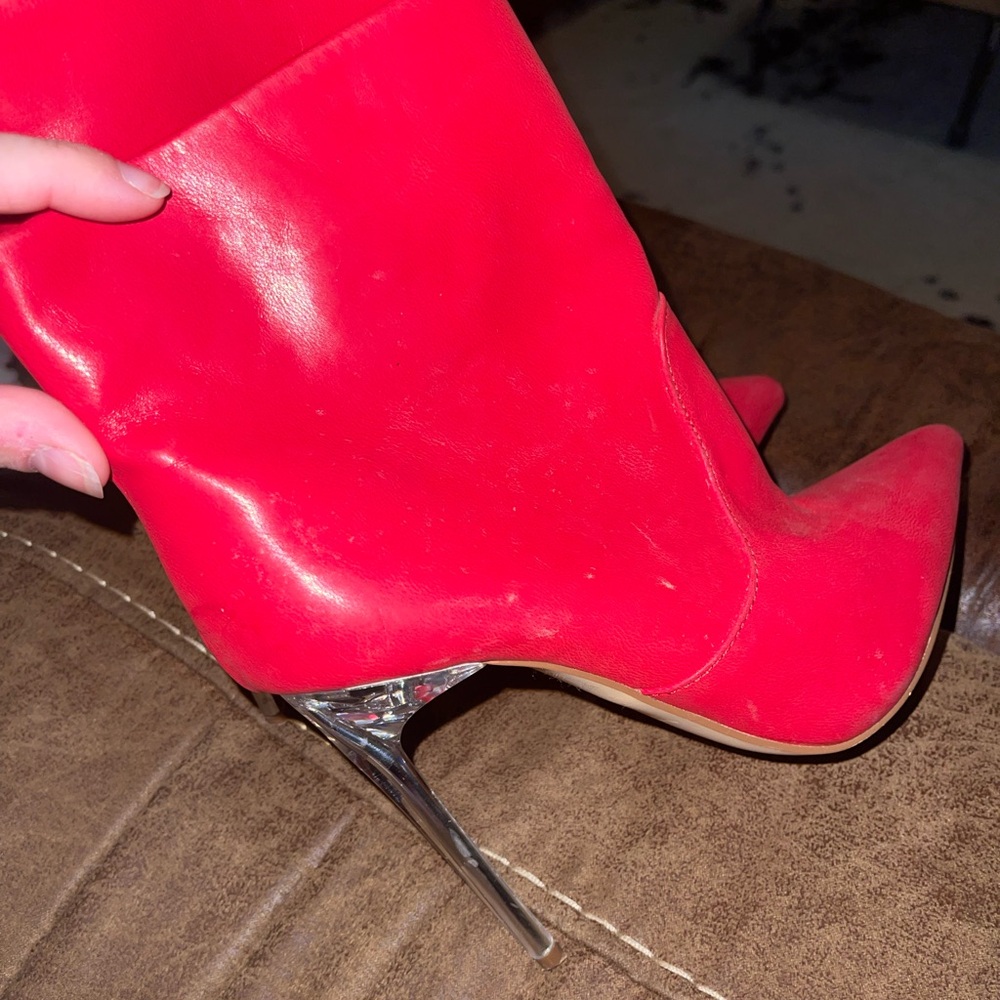 Fashion Nova Red Boots